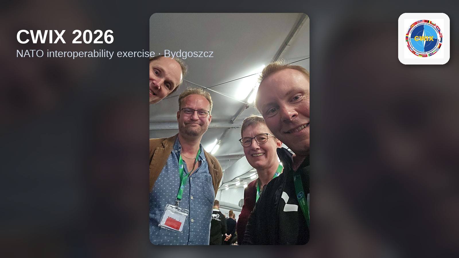Participation in NATO CWIX 2026